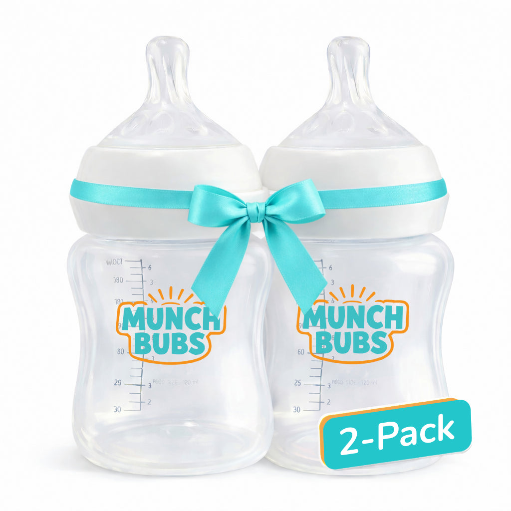 150ml Baby Feeding Bottle Combo (2 Pack) | Safe, Anti-Colic & Leak-Proof