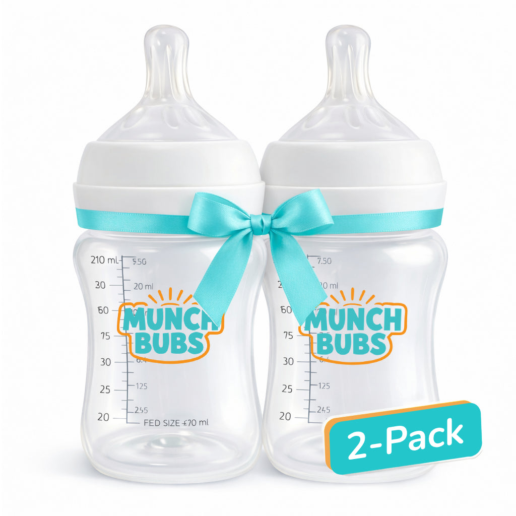 210ml Baby Bottle Combo (2 Pack) | BPA Free, Anti-Colic & Leak-Proof