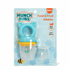 Baby Fruit Nibbler Feeder Combo (2 Pack) | BPA Free Silicone | 6+ Months