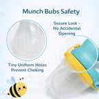 Baby Fruit Nibbler Feeder Combo (2 Pack) | BPA Free Silicone | 6+ Months