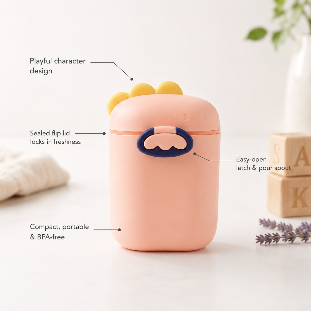 Dino Formula Storage & Dispenser Container — 800ml