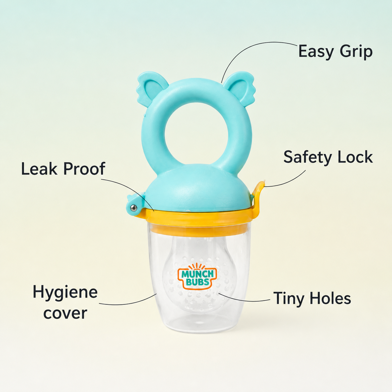 Baby Fruit Nibbler Feeder | Safe, Mess-Free Self-Feeding