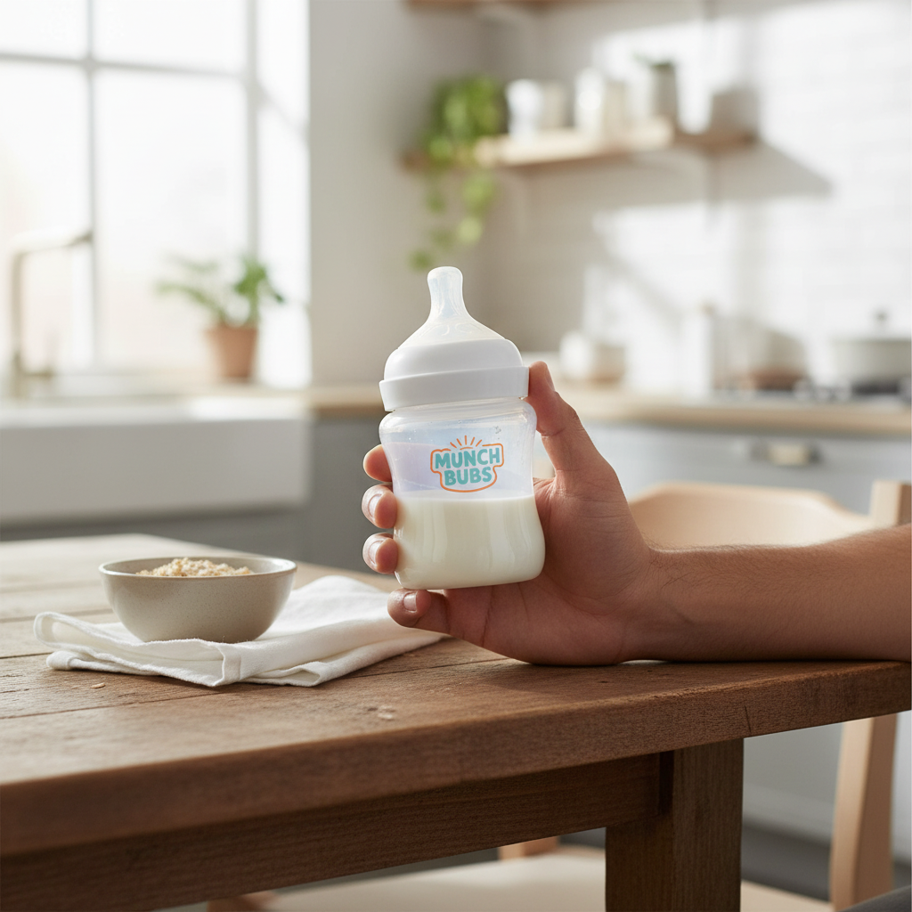 Natural Flow Baby Feeding Bottle - 210ml | Ideal for 1 months+