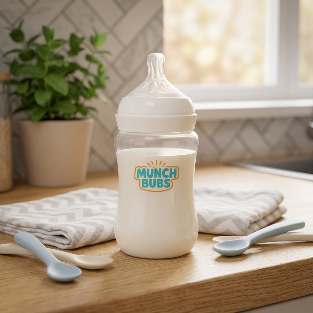 Natural Flow Baby Feeding Bottle - 210ml | Ideal for 1 months+