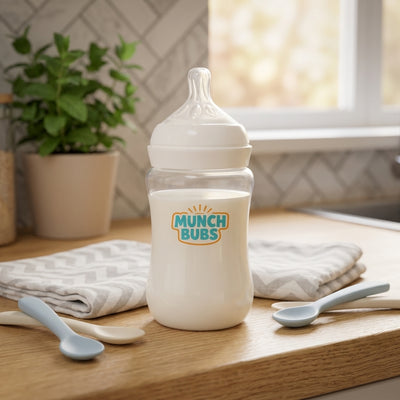 Natural Flow Baby Feeding Bottle - 210ml | Ideal for 1 months+