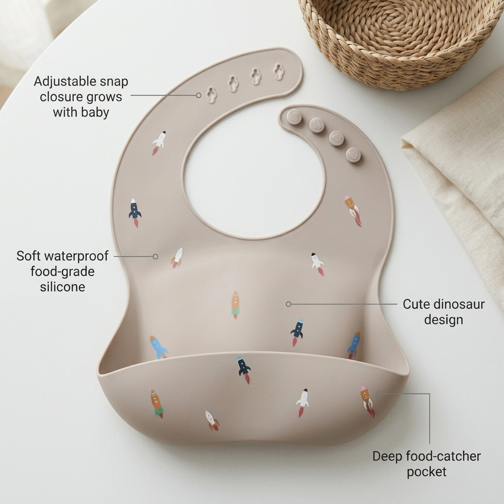 Silicone Baby Bib