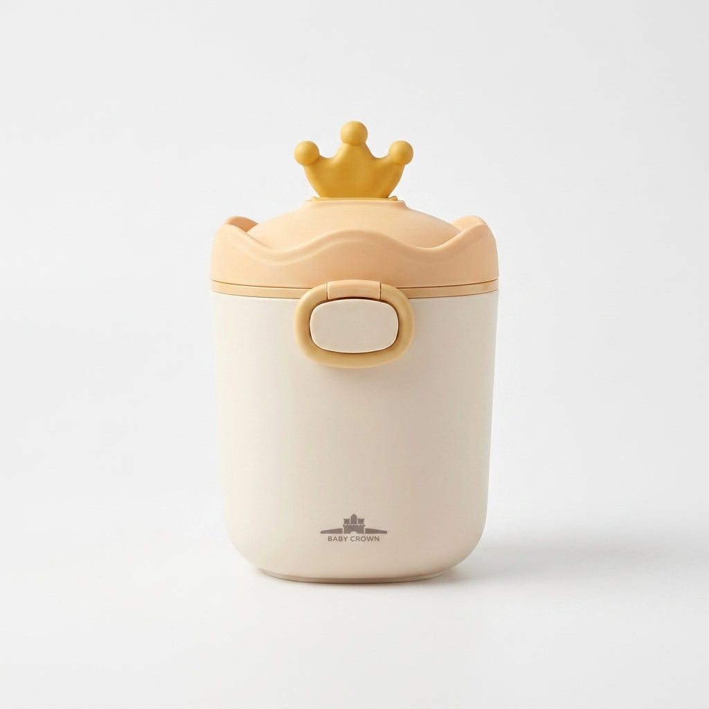 Royal Crown Formula Storage & Dispenser Container-Portable 810ml Milk Powder Container On-the-Go