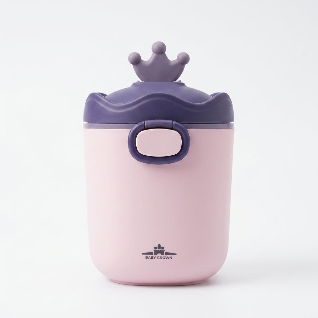 Royal Crown Formula Storage & Dispenser Container-Portable 810ml Milk Powder Container On-the-Go