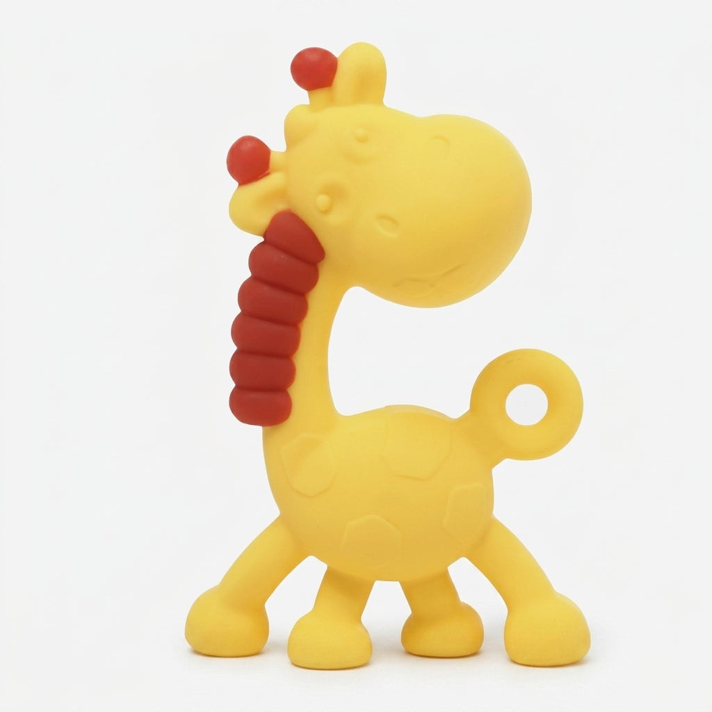 Giraffe Silicone Teether — BPA-Free Sensory Teething Toy for Babies