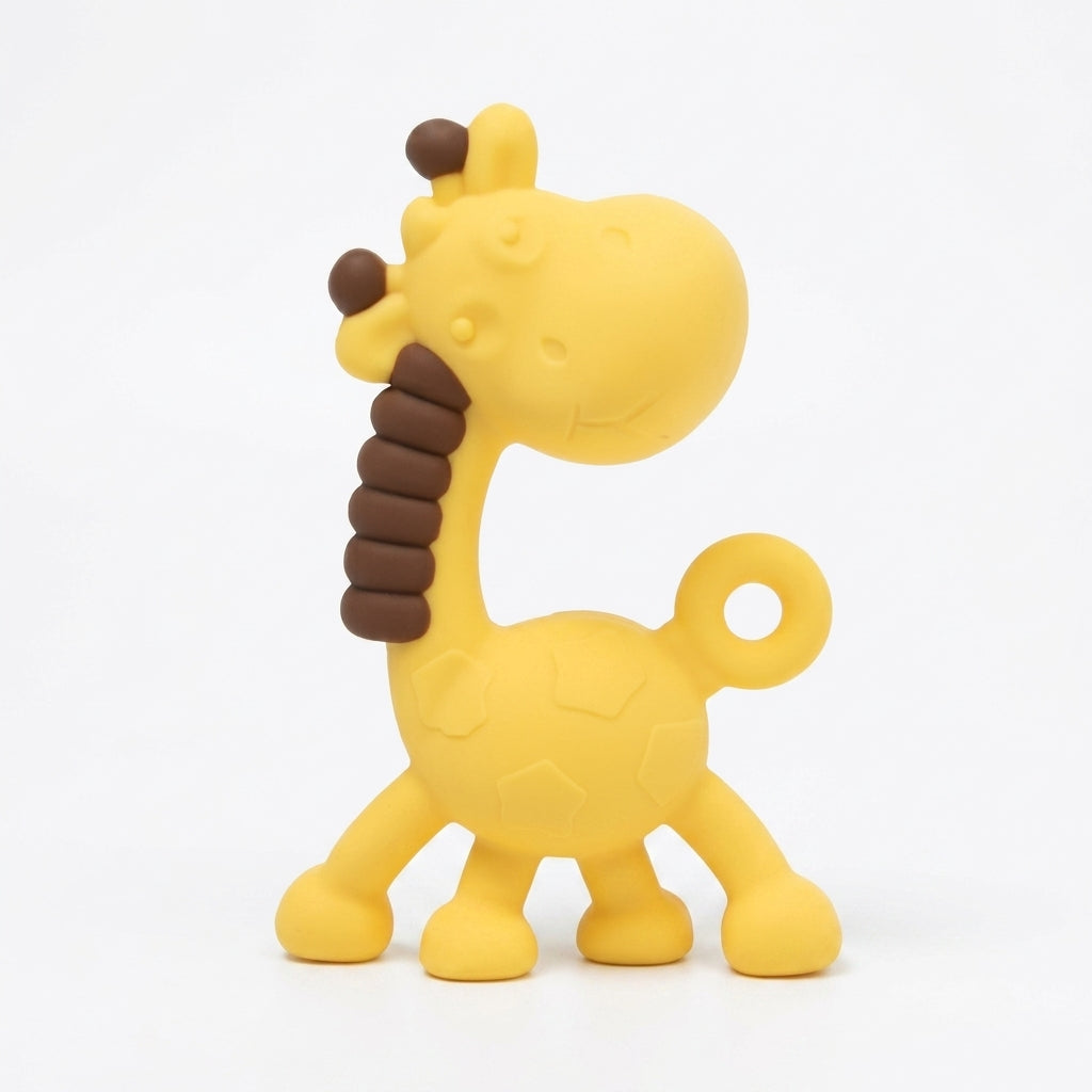Giraffe Silicone Teether — BPA-Free Sensory Teething Toy for Babies