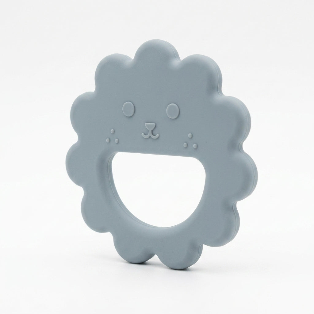 Lion Silicone Teether — BPA-Free Sensory Teething Ring for Babies